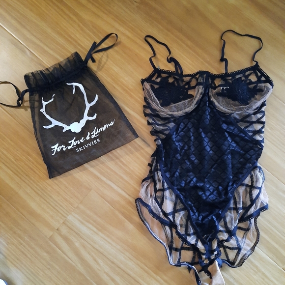 For Love and Lemons Delilah Bodysuit Sz S - Picture 3 of 5